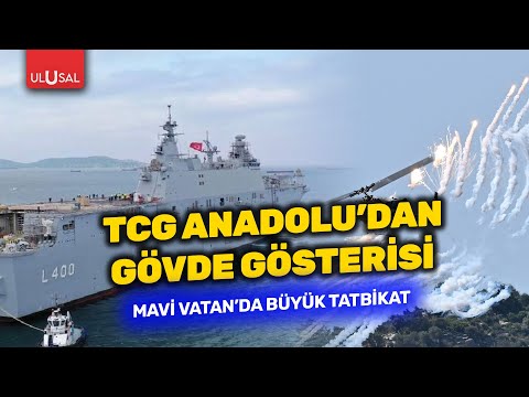 DENİZKURDU II/2024 Tatbikatı'nda TCG Anadolu da görev aldı | ULUSAL HABER