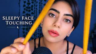 ASMR Slow Face Touching 😴 | Eyebrow Scratching, Scalp & Soft Touching screenshot 3
