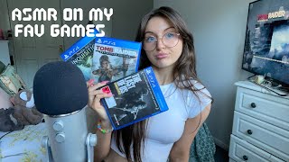 ASMR Tapping on my favourite games🎮 (tapping, scratching, camera tapping, screen tapping)