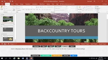 PowerPoint 2019 Practice Exam 2 Project 3