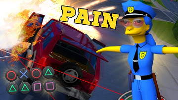 The Simpsons Hit and Run but I ACTIVATE EVERY CHEAT