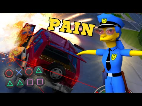 The Simpsons Hit and Run but I ACTIVATE EVERY CHEAT