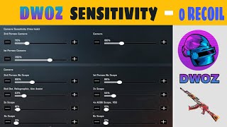 (2021)New DWOZ sensitivity And adjustment 😱 | Pro sensitivity and control setup