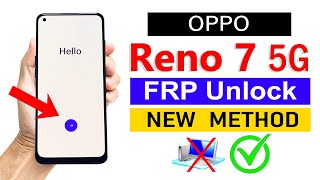 Oppo Reno 7 5g cph2371 Google Account Bypass android 13 without Pc  New Update