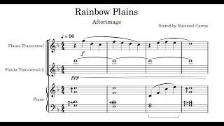 [SHEET MUSIC] Afterimage - Rainbow Plains (Piano and Flute)
