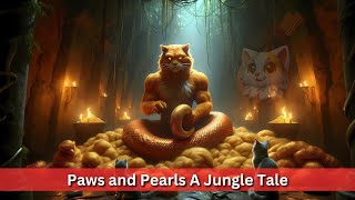 Paws and Pearls A Jungle Tale #kitten #aicat #catlover #animation #cartoon #giantcat #bigcat #cat