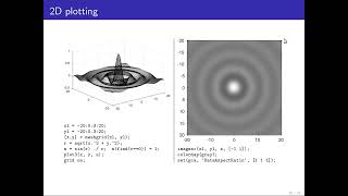 Markus Kuhn (Cambridge) | LaTeX and Matlab - 13 MATLAB ploting, functions
