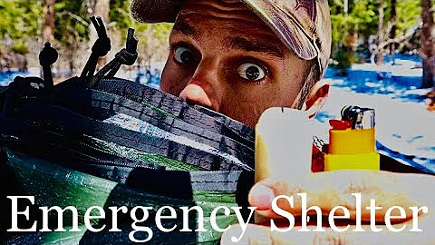 Emergency Winter Survival Shelter - In 45 Seconds! Every Survivalist Needs to Know this Skill!