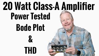 20W Class A - Power Tested THD & Bode Plot #classaamplifier #THDtesting #bodeplot