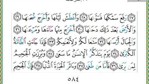 سورة النازعات 79 سعد الغامدي