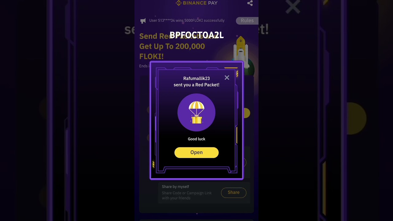 Binnance red packed code crack