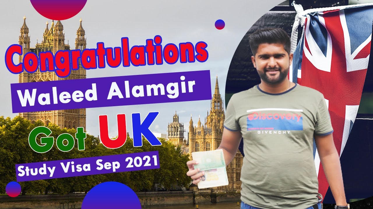 Waleed Alamgir Got UK Study Visa for September intake 2021 | AR Education Consultants