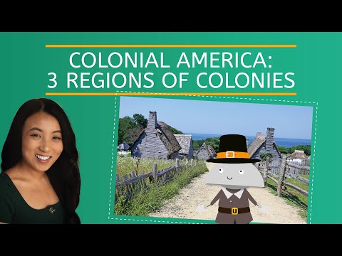 Colonial America:  3 Regions of Colonies - U.S. History for Kids!
