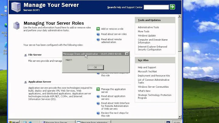 Windows Server 2003 - Terminal Server Usage