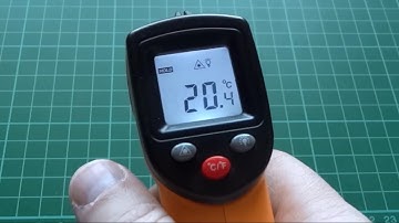 Infrared thermometer GM320 unboxing and testing