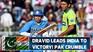 Dravid Leads India to Victory! Pakistan Crumble Under Pressure