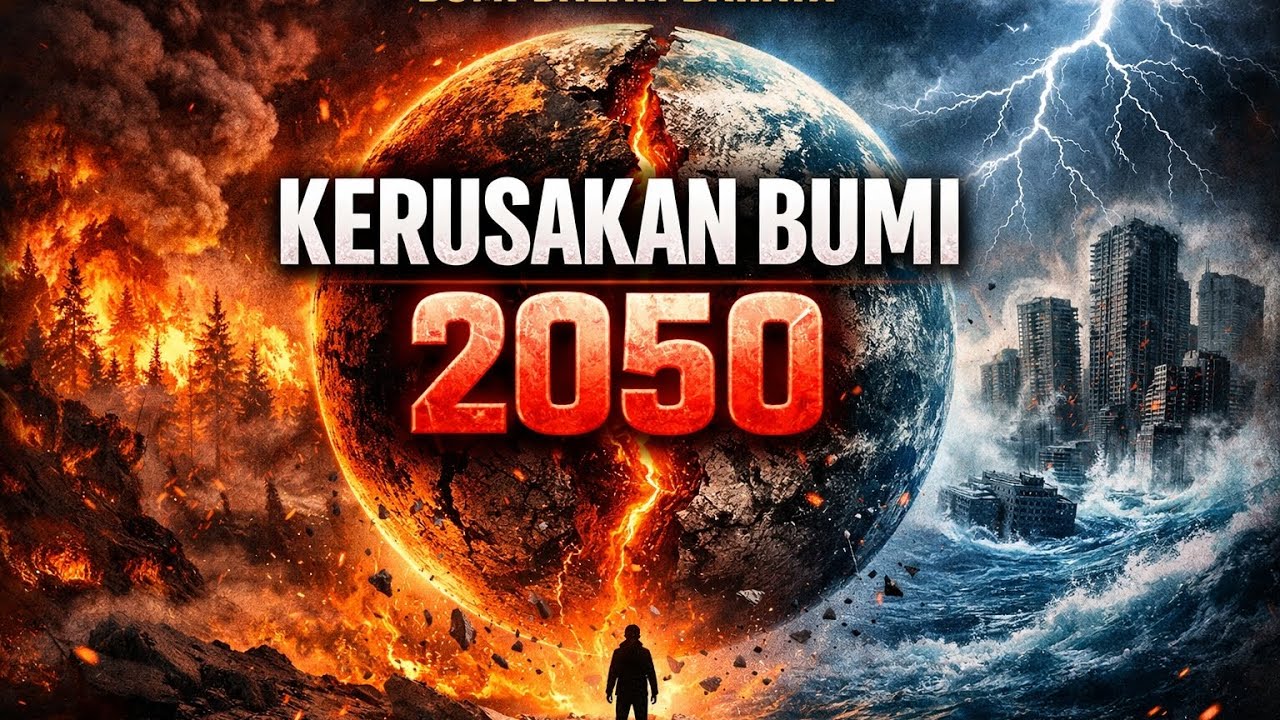 KERUSAKAN  BUMI TAHUN 2050 LEBIH DAHSYAT DARIPADA PANDEMI COVID 19