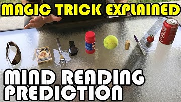2 Simple Mind-Reading/Prediction Tricks Explained