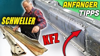 KFZ Schweller Reparatur | Bleche richtig Anfertigen