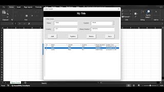How to Create Data Entry Form in Excel - Excel VBA - Part 2
