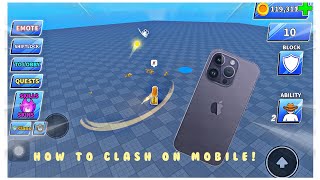 How to Clash on Mobile | Blade ball screenshot 4
