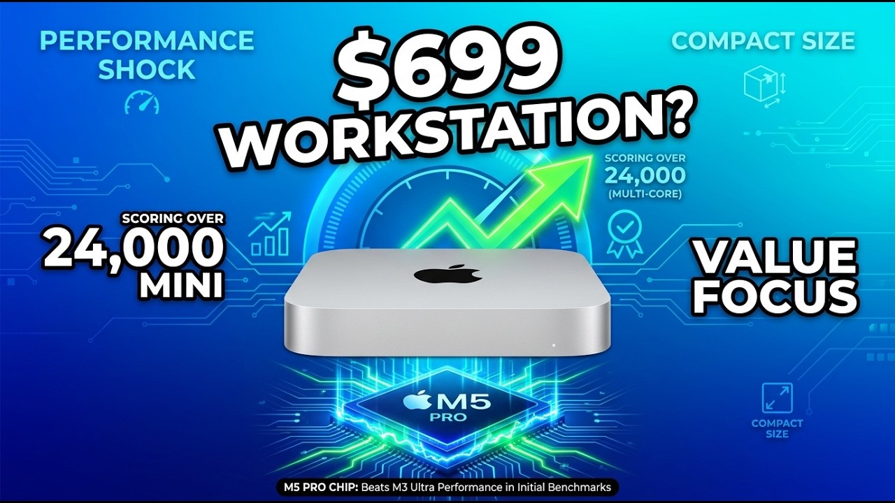 M5 Mac Mini Leaks - This $699 Box OUTPERFORMS Everything! - YouTube