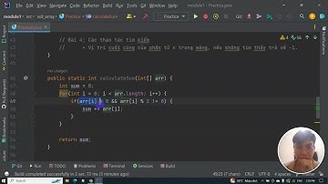 JAVA | 09. Bài tập cơ bản về mảng một chiều