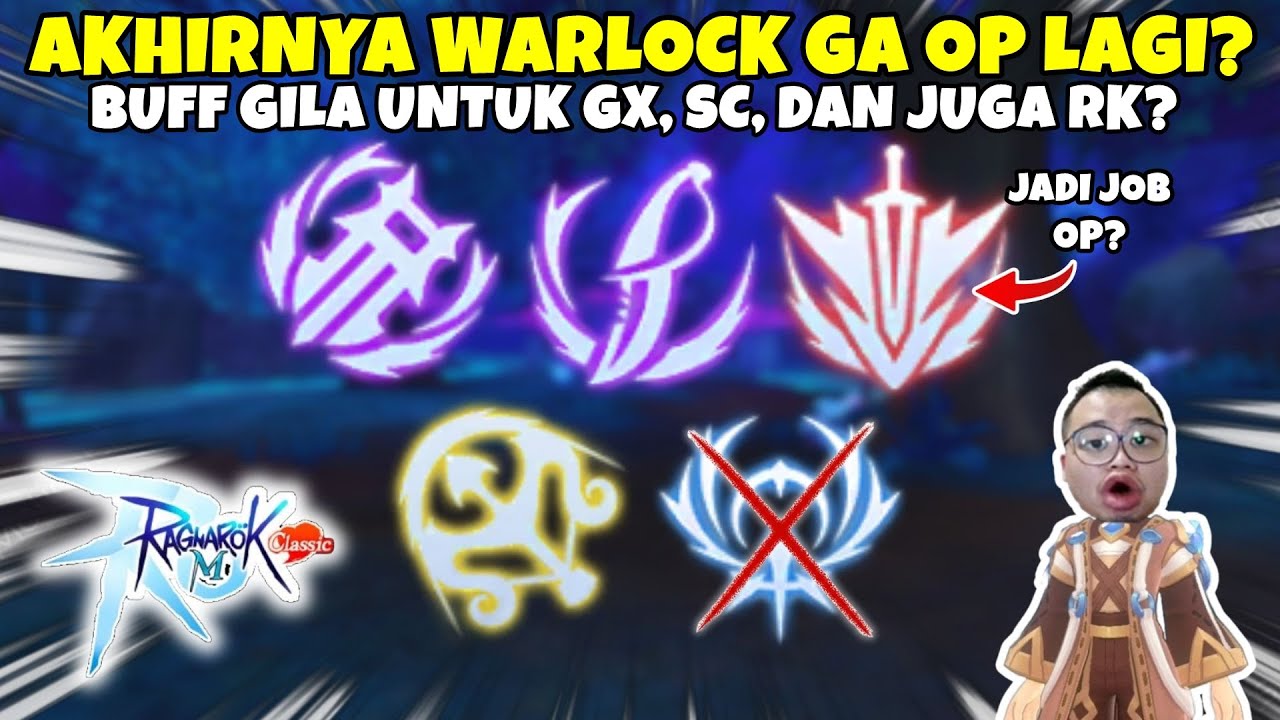 BOCORAN CLASS BALANCE ROMC! APAKAH WARLOCK UDAH GA OP LAGI?