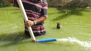 COMO FAZER UMA BOMBA D'ÁGUA MOVIDA A CATAVENTO PARA DAR OXIGÊNIO AOS PEIXES