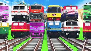 【踏切アニメ】あぶない電車 空中 6 TRAIN Crossing 🚦 Fumikiri 3D Railroad Crossing Animation #27