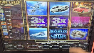 Pa. SKILLS - **LOTS OF 3X \u0026 FREE SPINS BONUSES ON L.L.**  LOST Video From the Sunoco in Bala Cynwyd