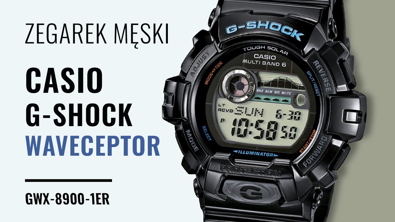 Zegarek G-SHOCK Waveceptor GWX-8900-1ER | Zegarownia.pl