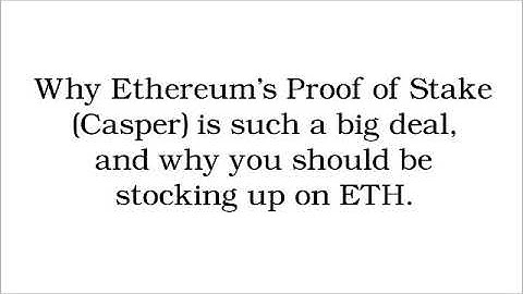 Why Ethereum