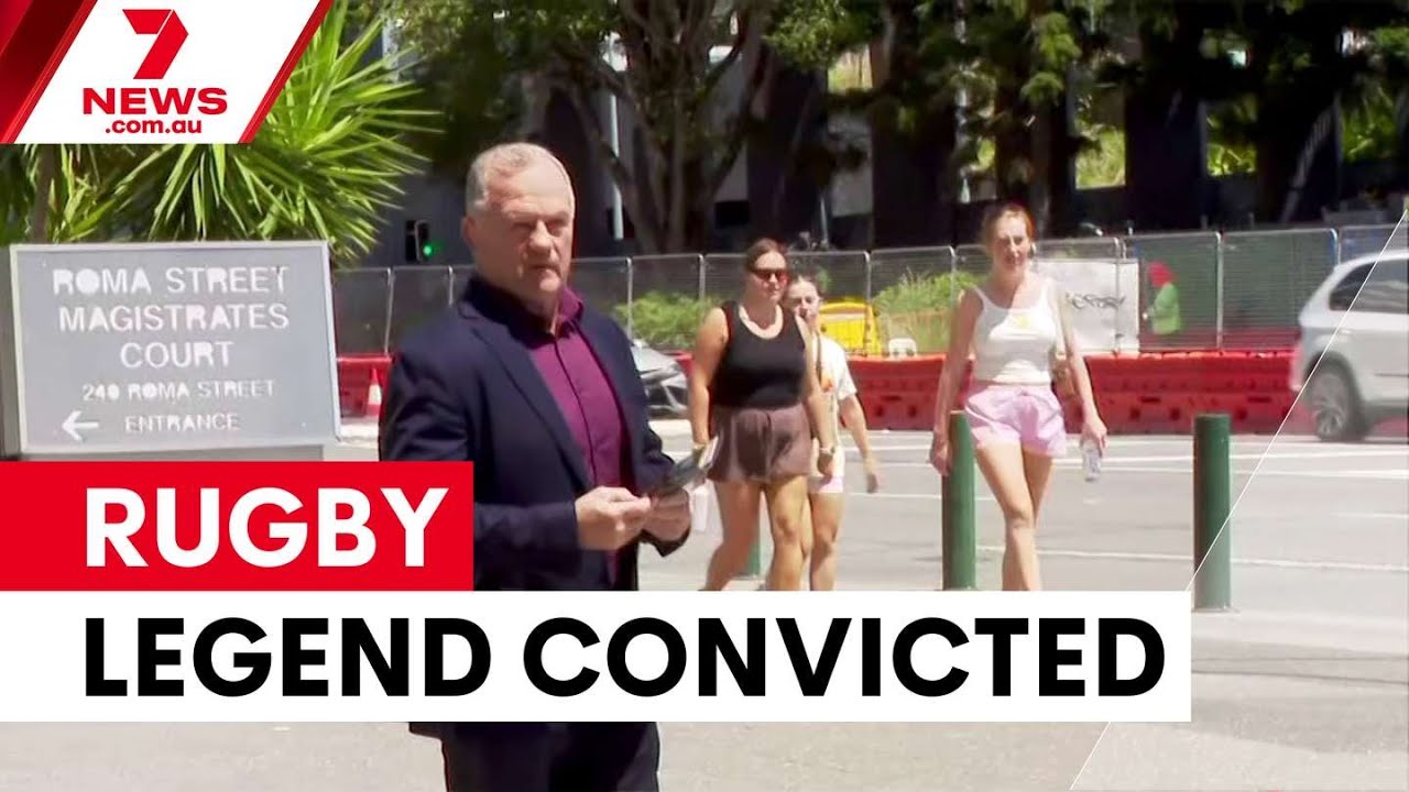 Rugby legend avoids conviction for police assault | 7NEWS
