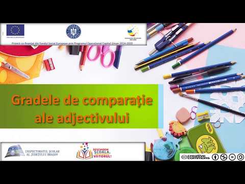 Video: Cum Se Formează Gradul Comparativ Al Adjectivelor