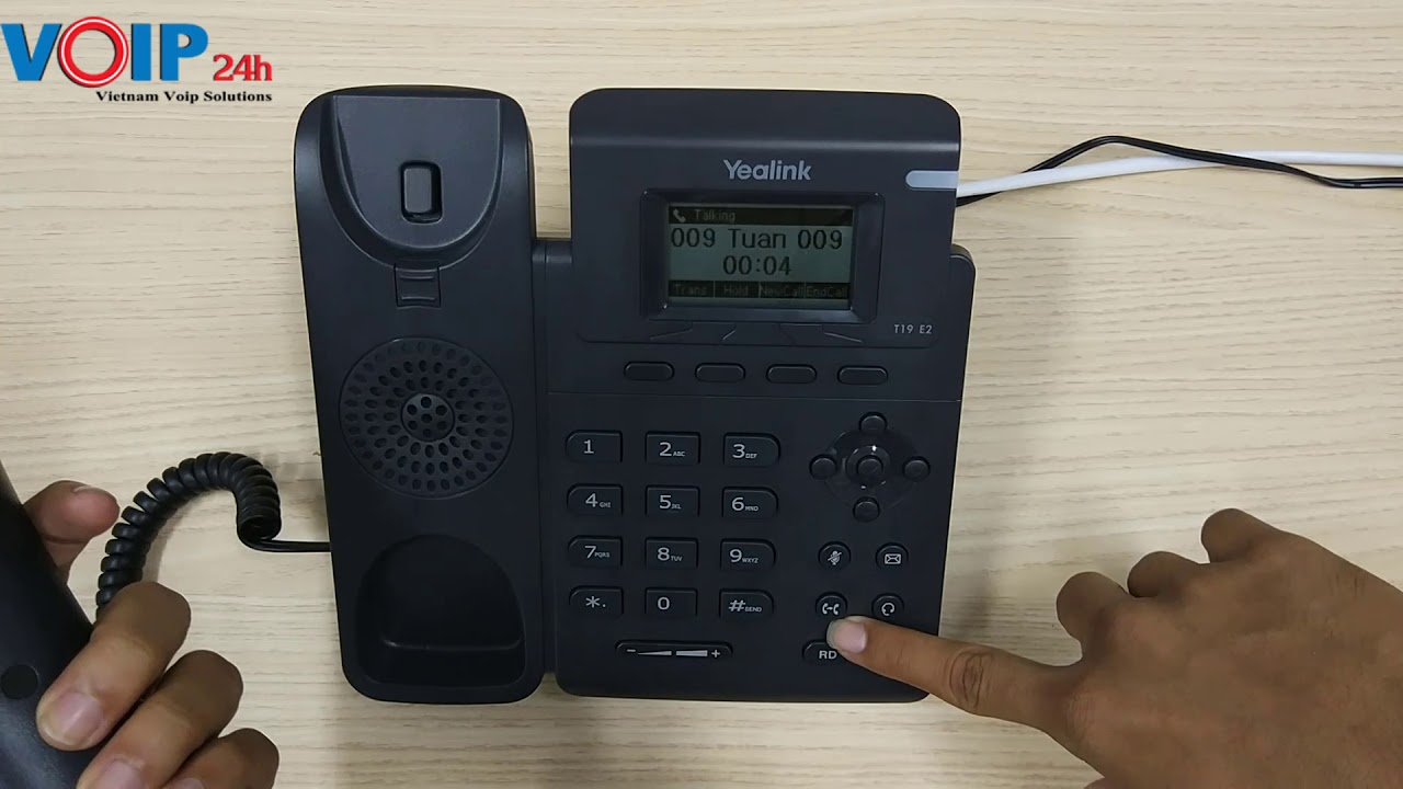 Hướng Dẫn Sử Dụng Điện Thoại IP Phone Yealink Sip T19  E2  - Voip24h