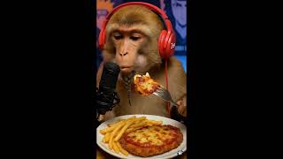 Zens Asmr Feast Whispering In Greek & Eating Milanesa Napolitana With Crispy Fries