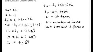 AS05 Arithmetic Sequence Sample Problem 4