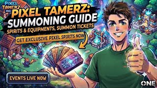 How to Summon Spirits & Equipment in PIXEL TAMERZ! 🎟️ Summoning Guide! screenshot 1