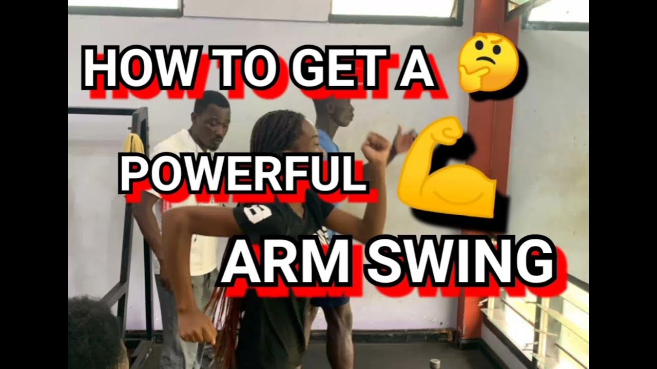 How to get a powerful arm swing for runners sprinterstrackandfield