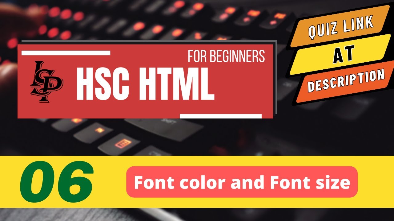 HSC html lecuture 6 - YouTube