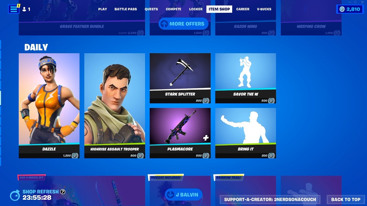 Fortnite Item Shop May 1 YouTube