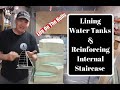 Ep086 Lining Fresh Water Tanks and Reinforcing Companionway - Life On The Hulls - 40ft Catamaran