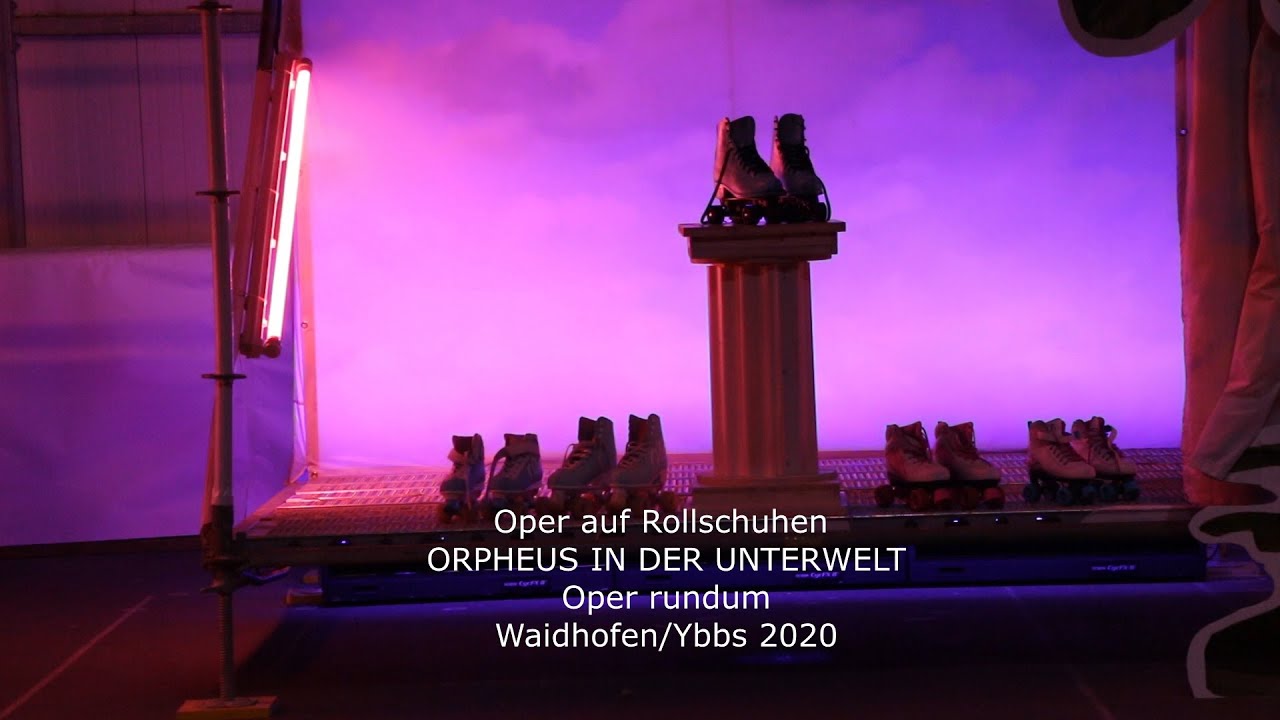 Nach der Premiere Orpheus in der Unterwelt in Waidhofen/Ybbs 2020 ...