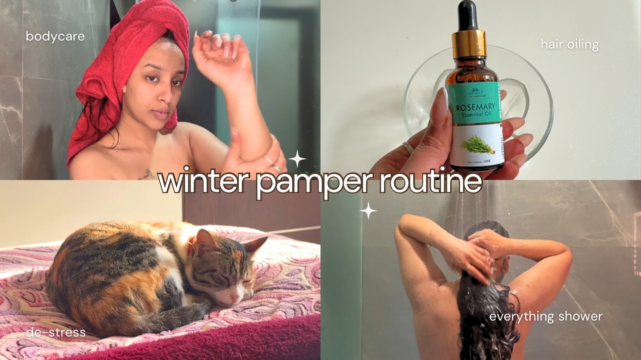 pamper routine for your self-care days˚.🎀༘⋆ | aditi🧼