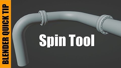 BLENDER QUICK TIP: SPIN TOOL