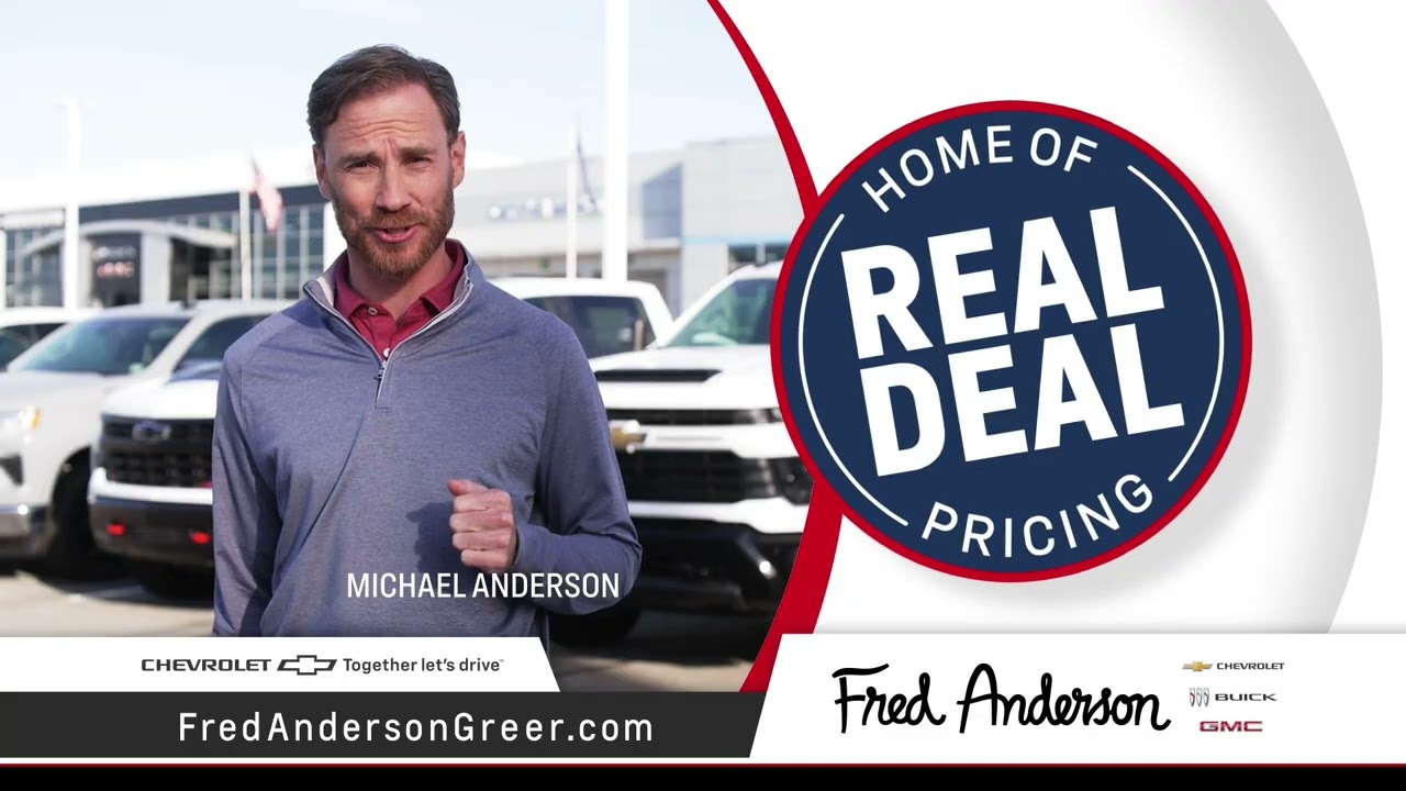 Fred Anderson Chevrolet Buick GMC | Home of the Real Deal - Chevy Specials