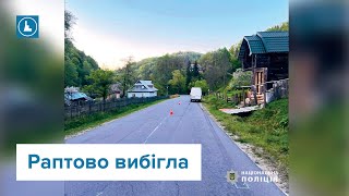 На Прикарпатті під колеса мікроавтобуса потрапила 12-річна дівчинка