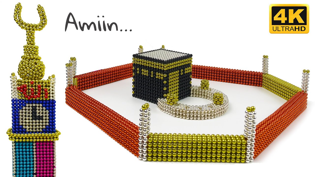 DIY Magnetic Balls Ka'bah Makkah / Semoga Segera Naik Haji Aamin / ASMR Magnetic Balls / INDO MAGNET