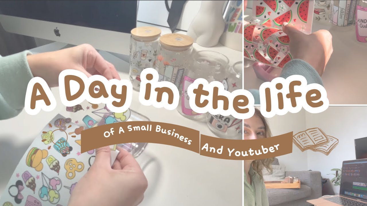 A Day in the Life of a YouTuber & Small Business Owner | Behind The ...